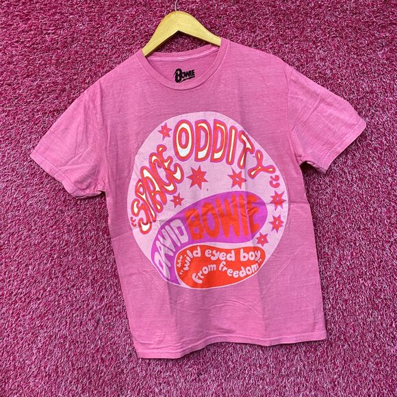 David Bowie Space Oddity Psychedelic Rock T-Shirt Medium - Picture 3 of 4